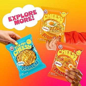 Amazon.com: Cheesy Ramen – Mac & Cheese Meets Ramen | Spicy Chili